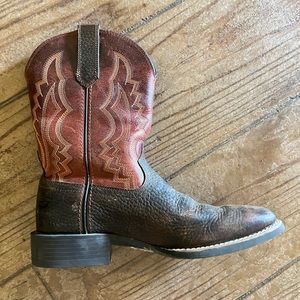 Cowboy boots. Worn once.  Great shape.